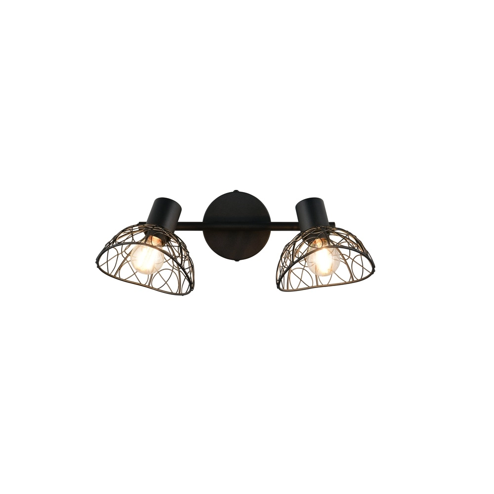 Lampe de plafond Yako Double Noir Trio 4017807670936