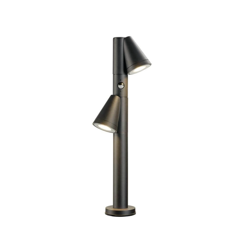 Éclairage de chemin T-Tube 70 Pole 70cm noir double avec capteur Éclairage de chemin T-Tube 70 Pole 70cm noir double avec capteur