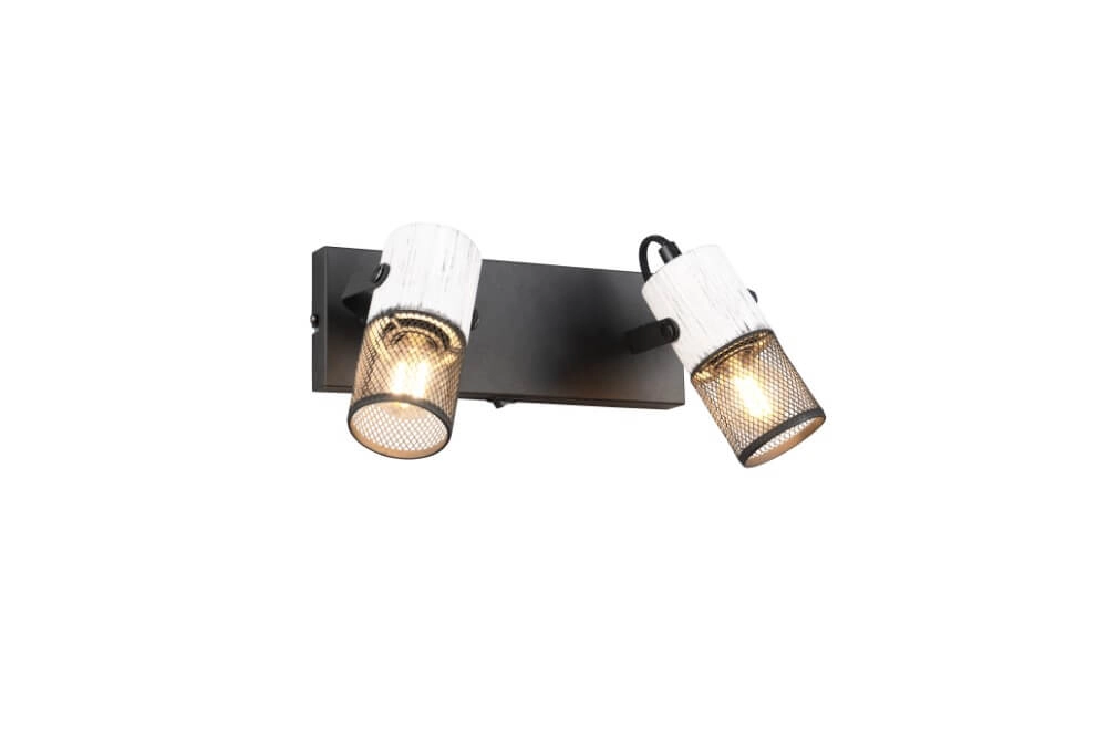 Spot en saillie design Tosh 2 lumières
