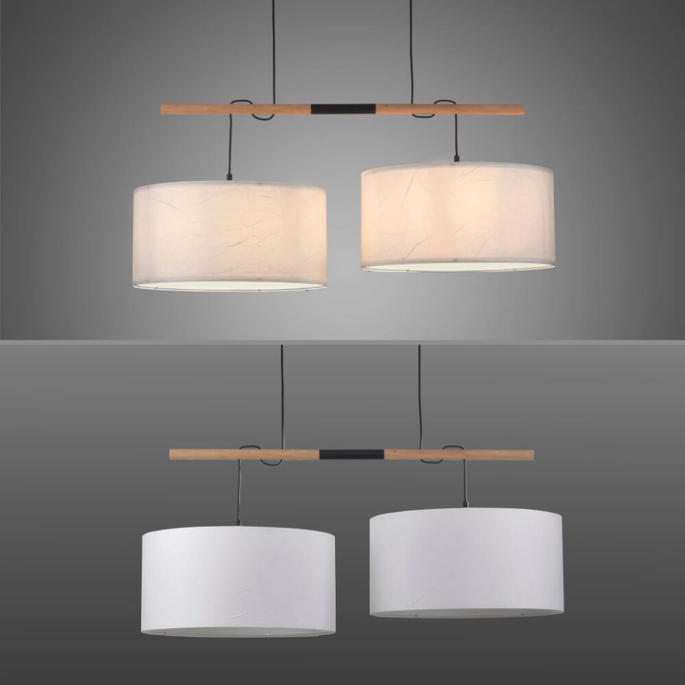 Lampe suspendue blanche Green Sofie duo Just Light 4043689995003