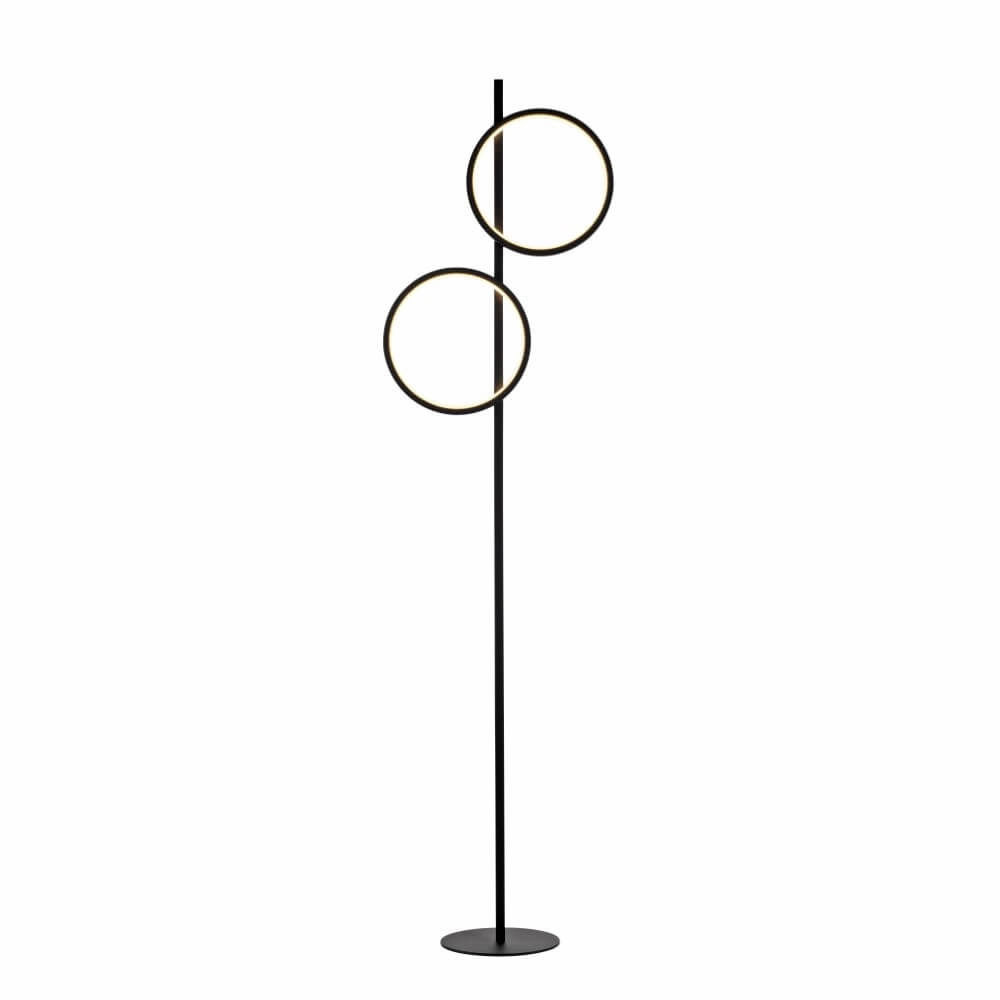 Lampadaire Mini Ritus noir Just Light 4043689000233