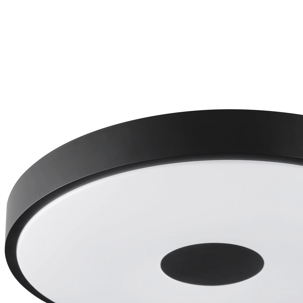 Éclairage de plafond Tavis noir Ø 44,5cm Brilliant 4004353477591
