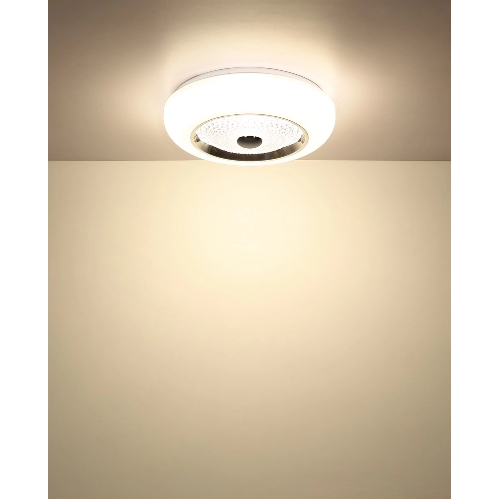 Lampe de plafond Graham blanc Ø 38,5 cm Globo 9007371575756