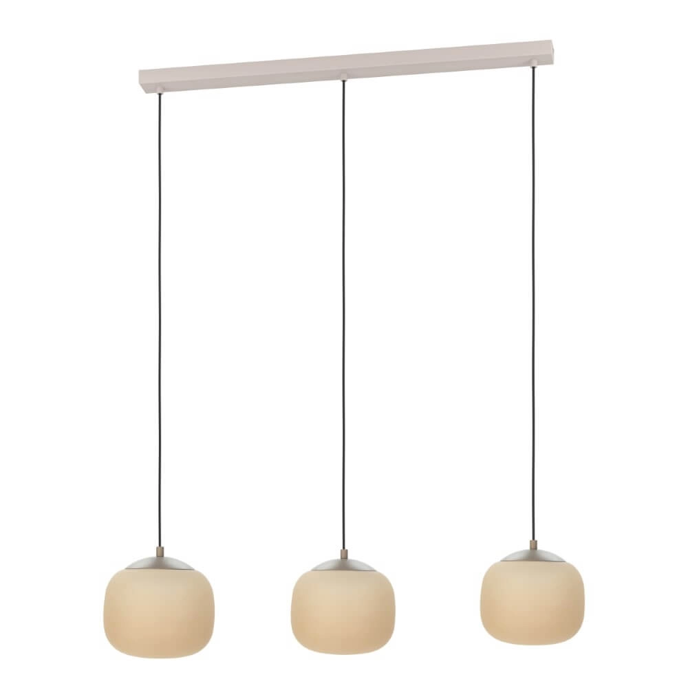 Lampe à suspension Japandi Cominio 3 lumières