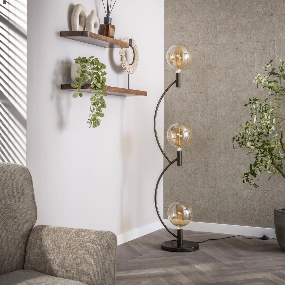 Lampe de pied à 3 lumières Arcus Lyora 8716803512993