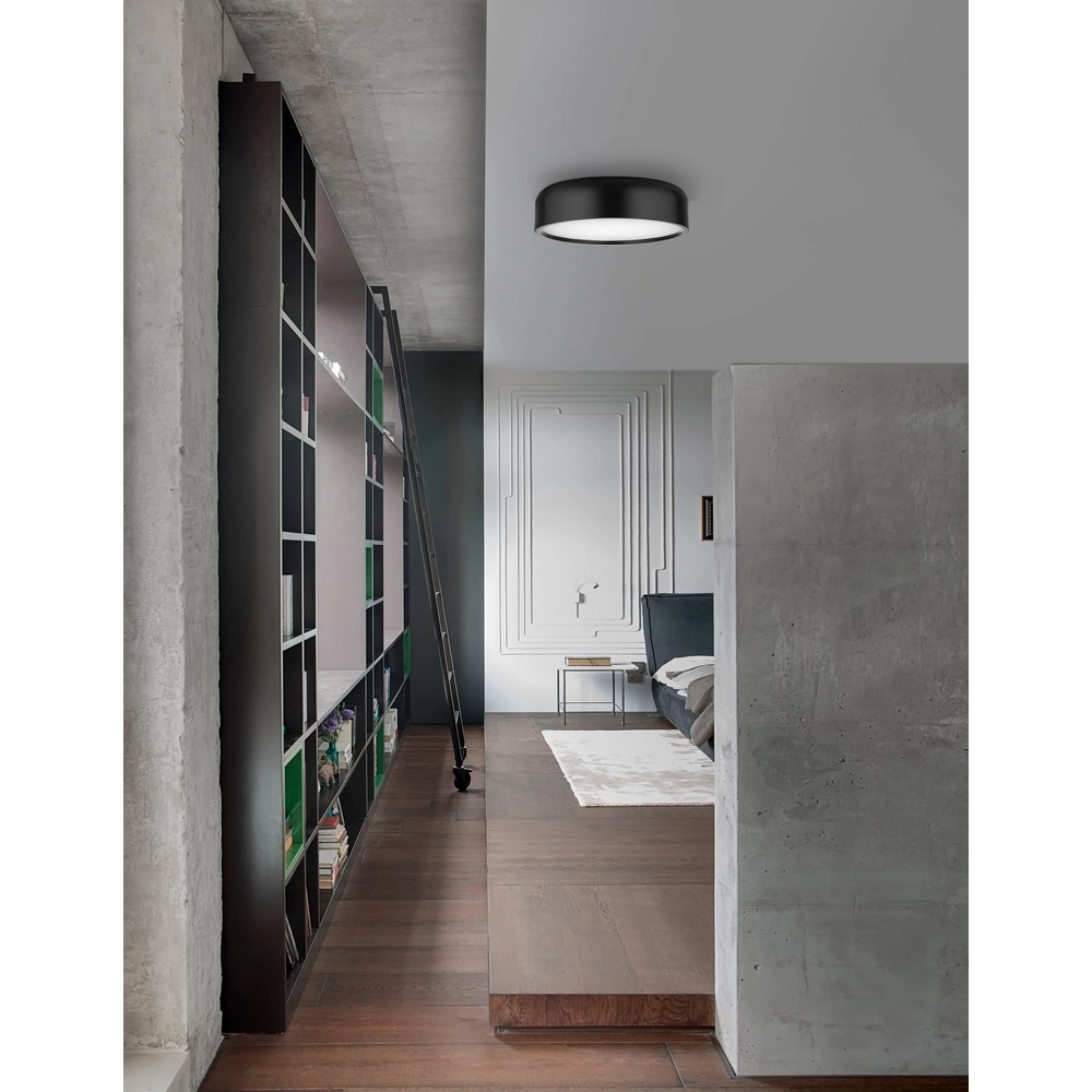 Plafonnier design Perleto noir Ø 48cm Plafonnier design Perleto noir Ø 48cm