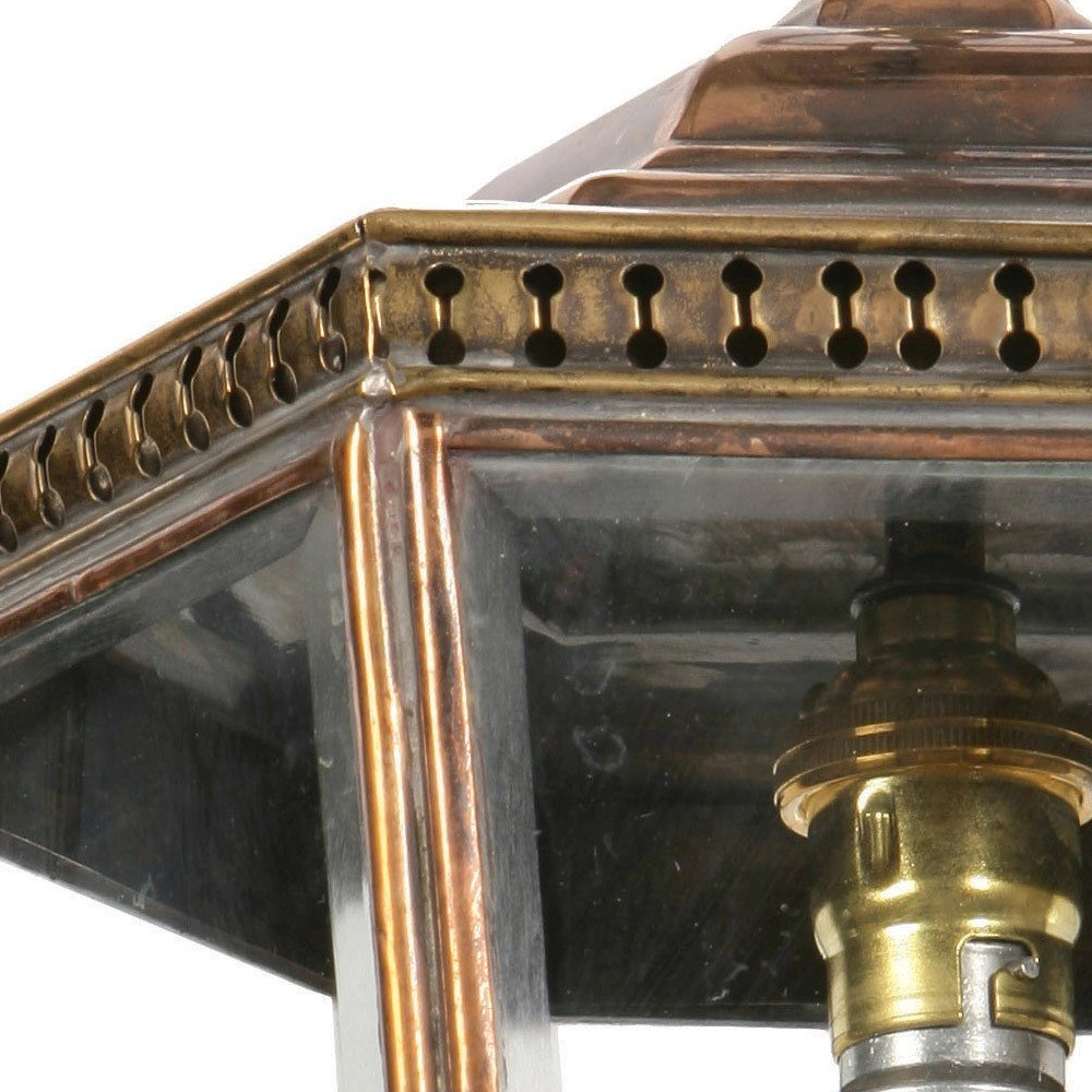 Lampe suspendue antique Chelsea 1 lumière - cuivre antique (ant) Limehouse