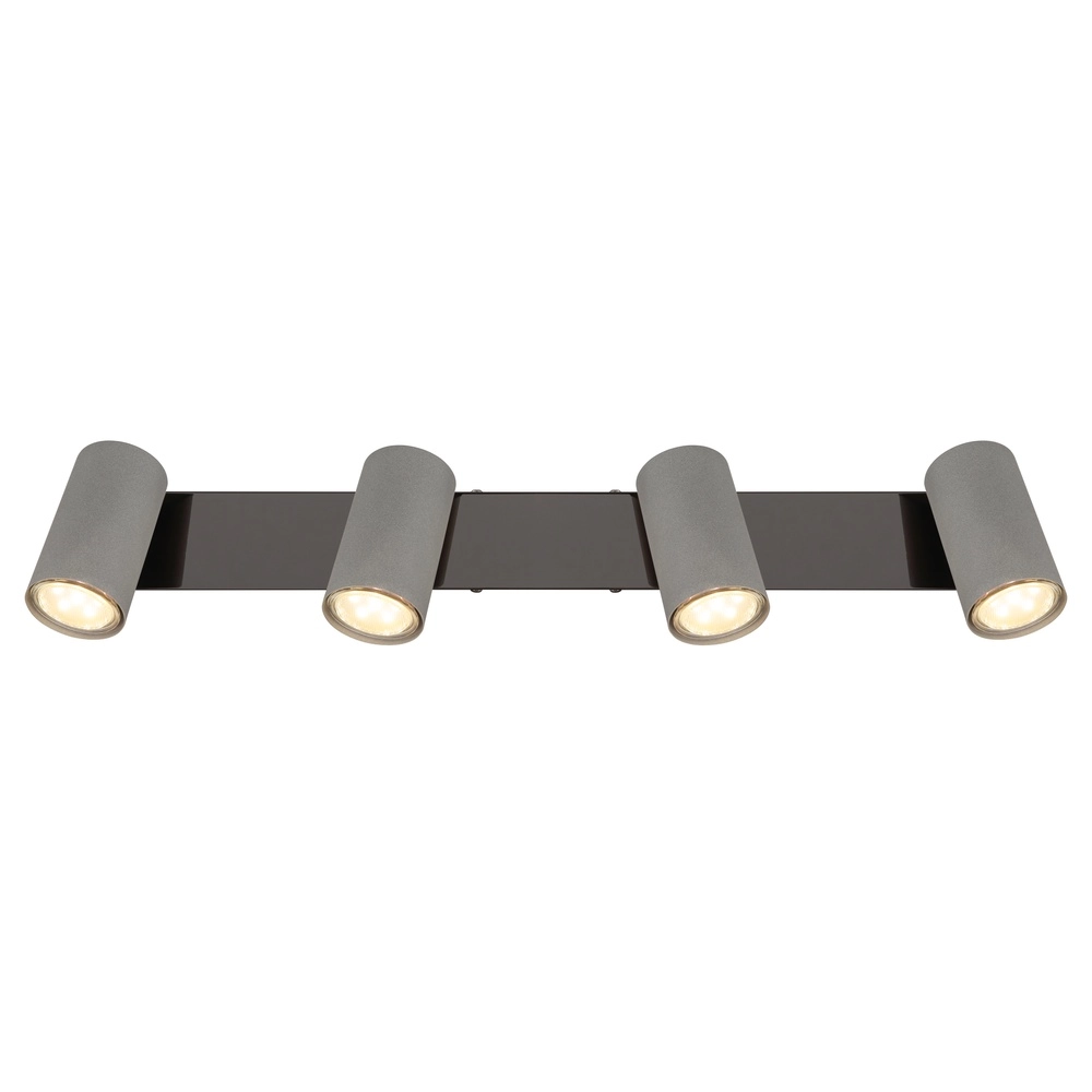 Lampe de plafond à 4 lumières Robby Bronze à fusil Globo 9007371471553