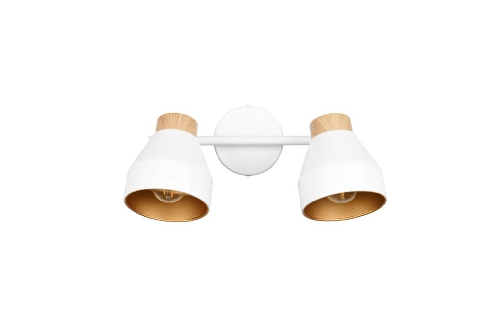 Plafonnier design 2 lumières Valentin blanc Trio 4017807637427