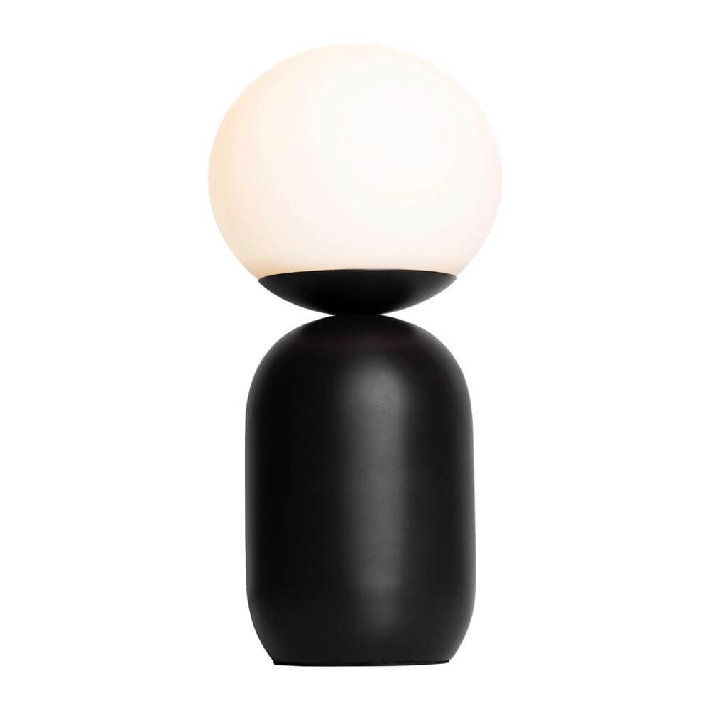 Lampe de table Notti noir et blanc Nordlux 5704924001802