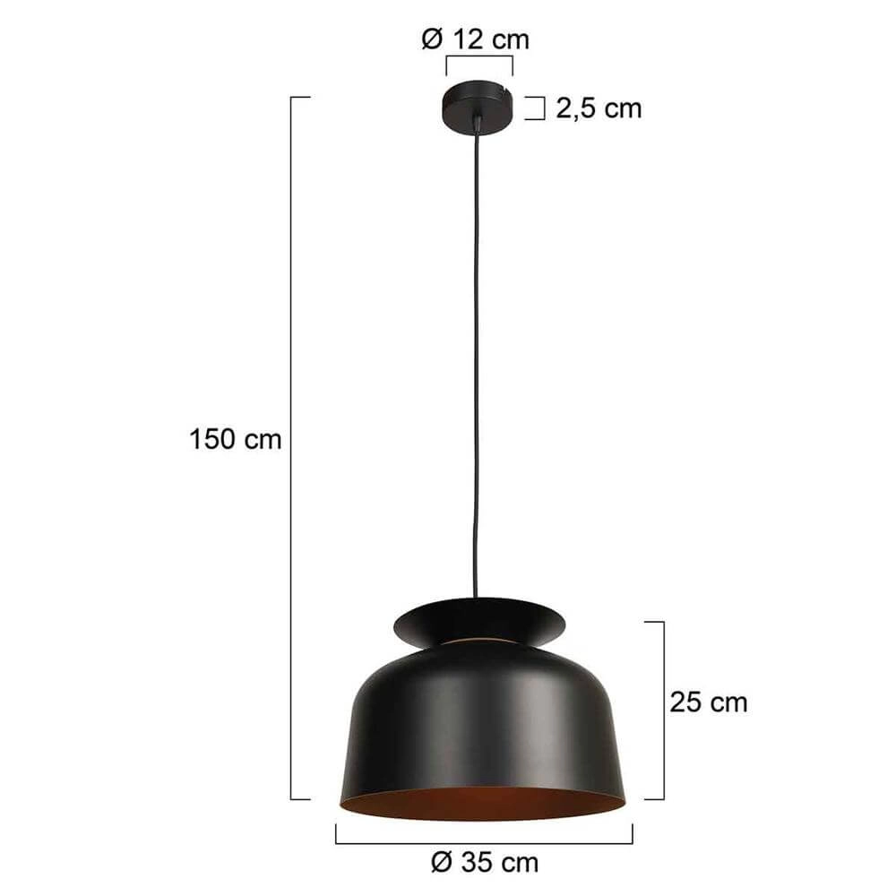 Suspension design Skandina noir Ø 35cm Steinhauer 8712746171815