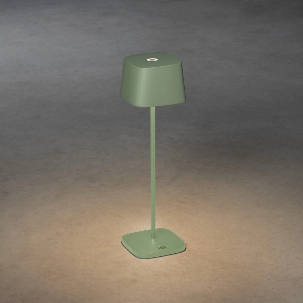Lampe de table sans fil Capri vert KonstSmide 7318307814637