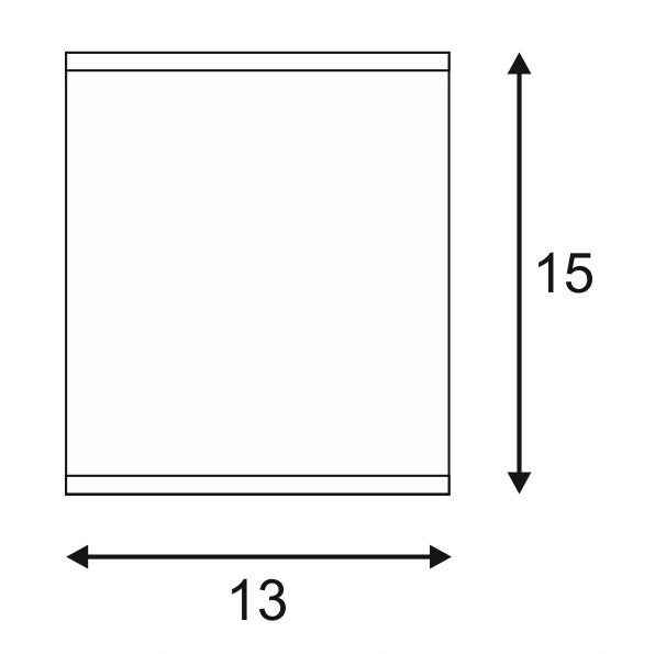 Spot porche Big Theo GU10 15 cm anthracite SLV 4024163151900
