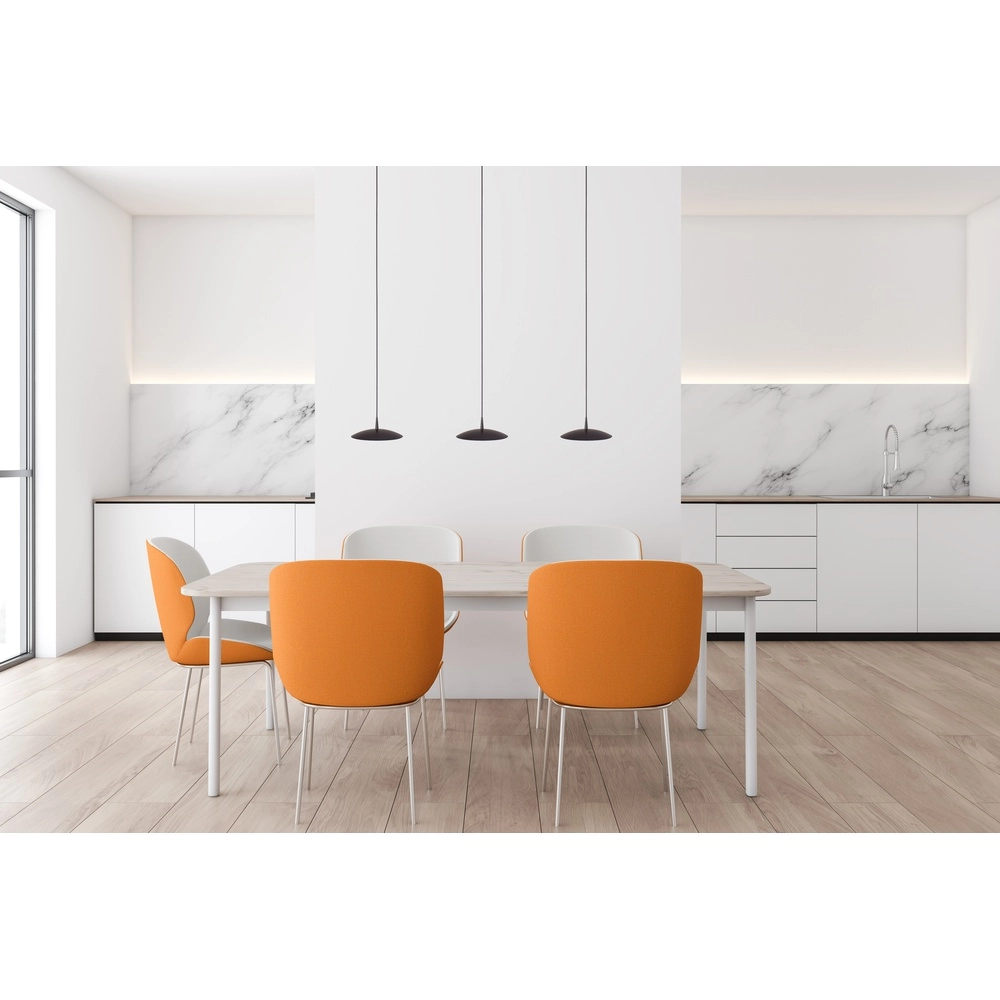 Lampe pendante à 3 lampes Scala 100 cm en nickel noir Ø 20 cm Masterlight 8718121301358