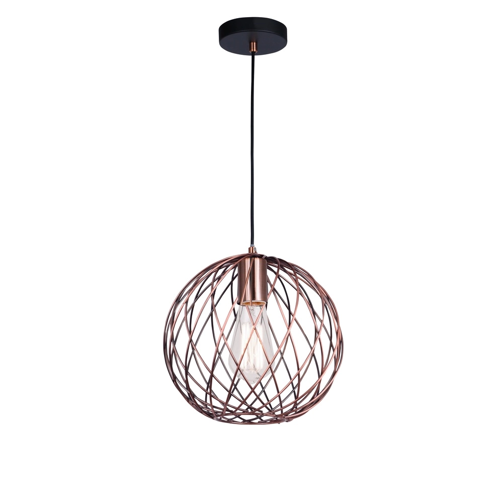 Suspension Eriberto Ø 25cm brun rouille Lyora 5212017407627