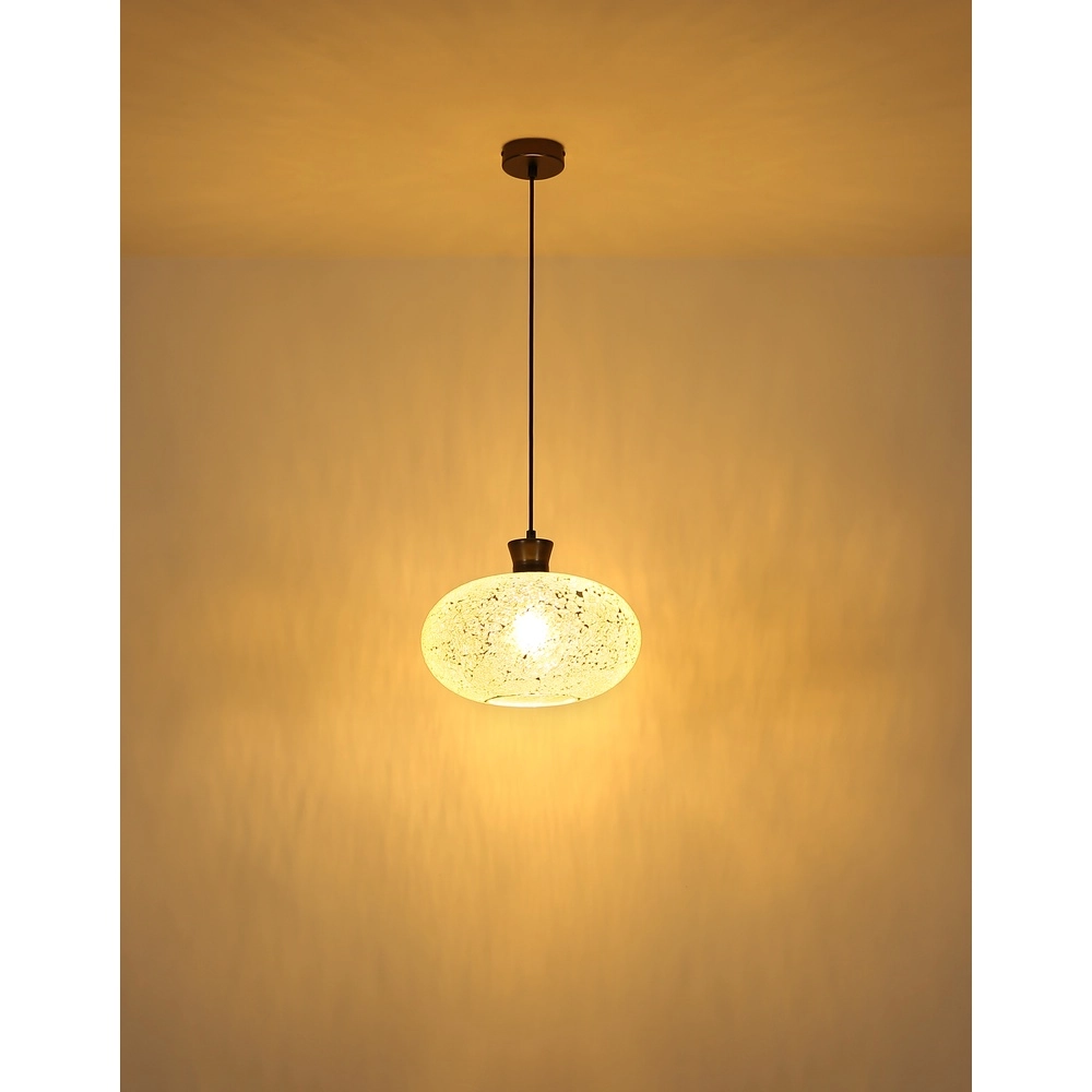 Lampe pendante simple Brokana Bronze à fusil Globo 9007371575466
