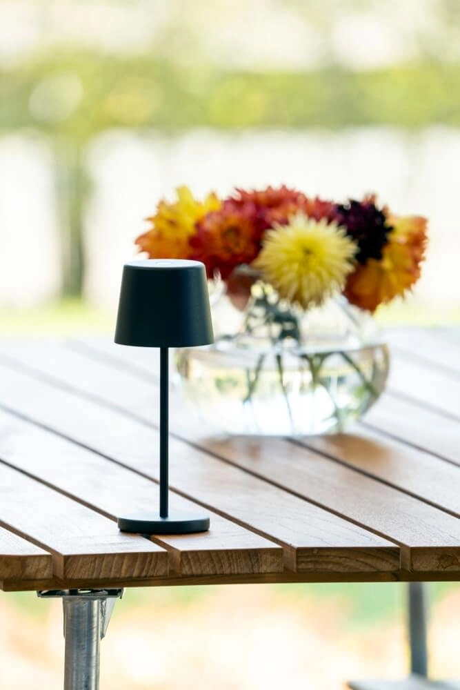 Lampe de table rechargeable Vence mini noir KonstSmide 7318307887754