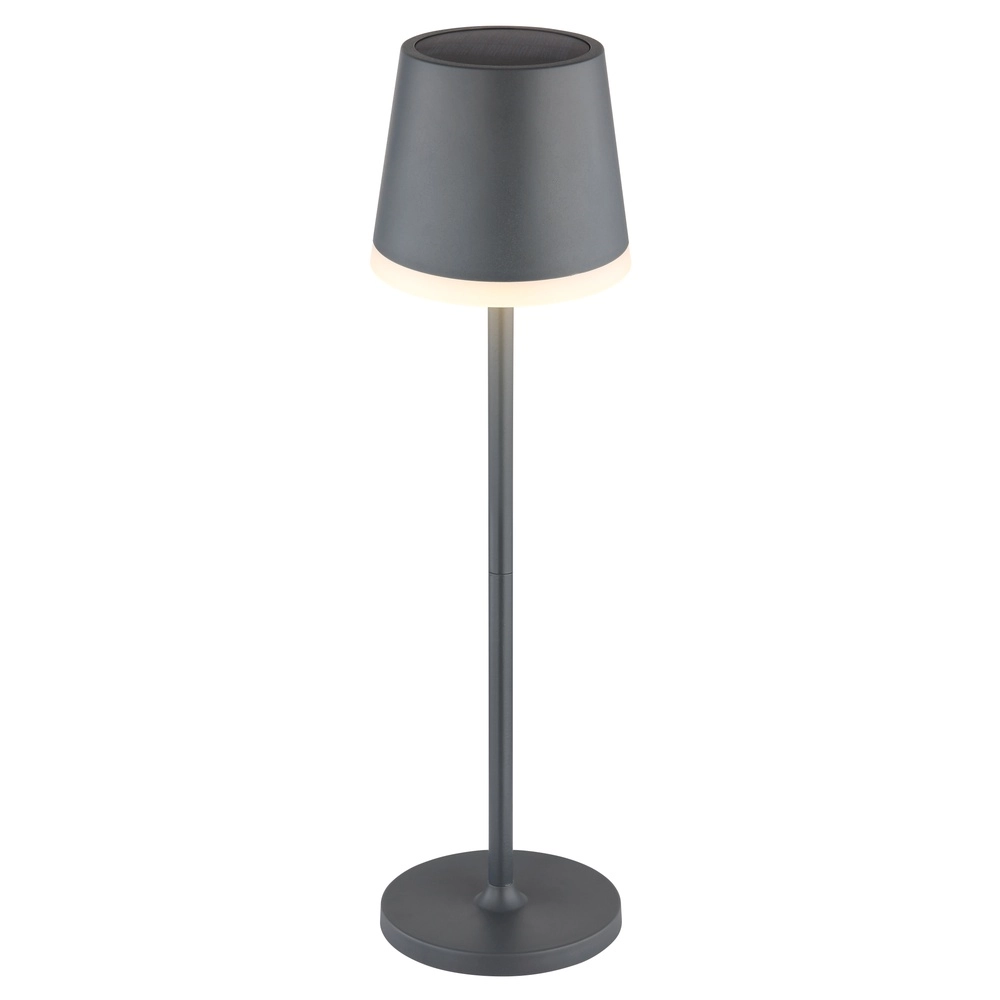 Lampe de table solaire Vannieso anthracite