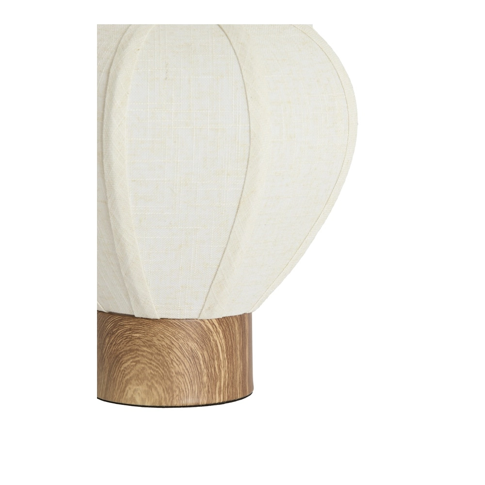 Lampe de table Kyzo Ø 23cm japandi white Light & Living 8717807843403