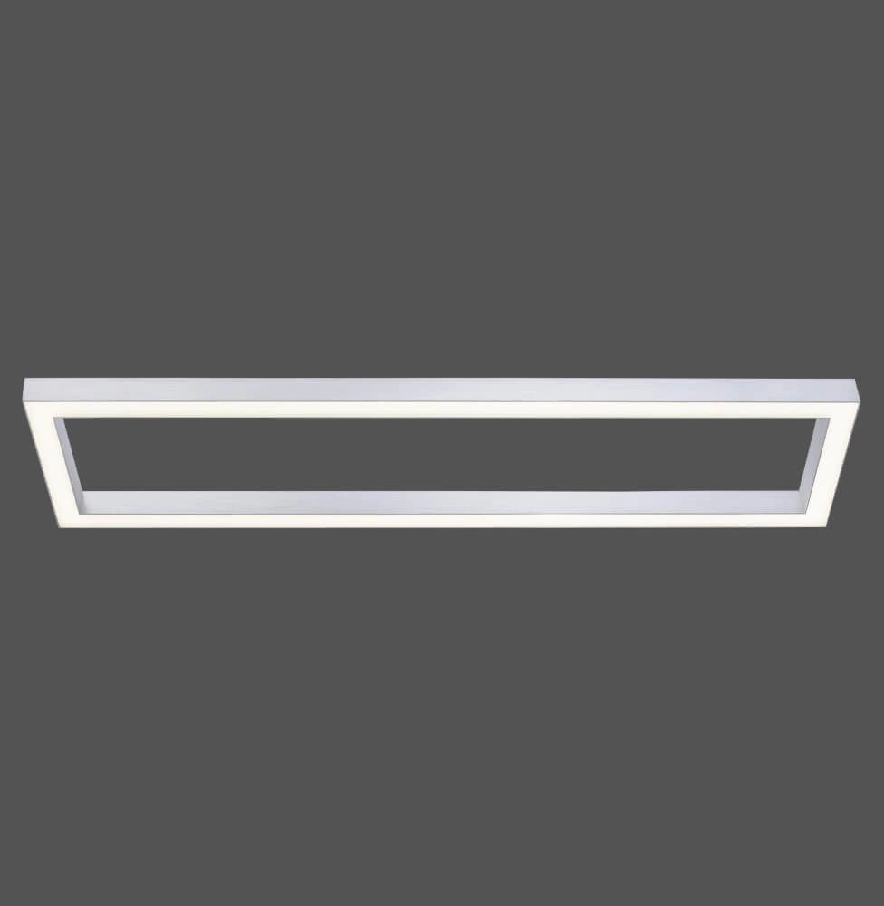Plafonnier rectangulaire Pure Lines Square aluminium Paul Neuhaus 4012248357934