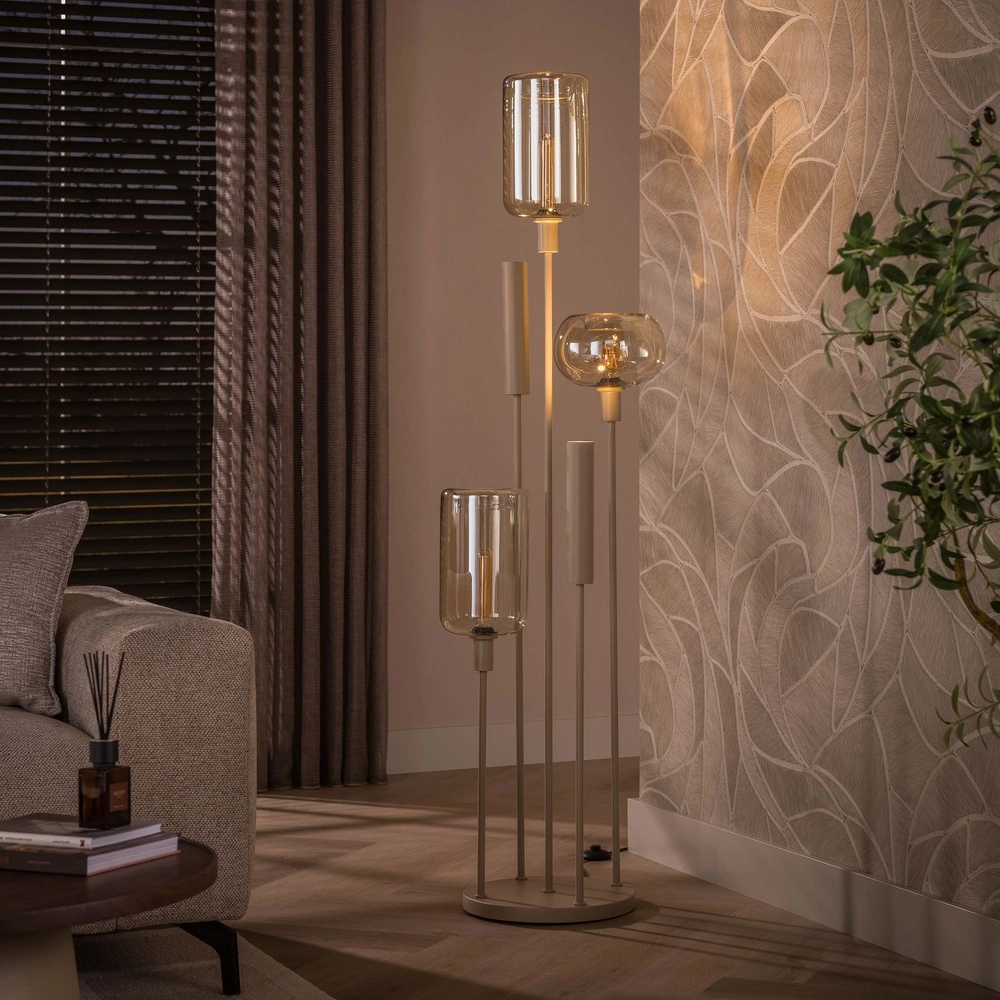 Lampadaire de conception Serene brun sable Lyora 8716803514768