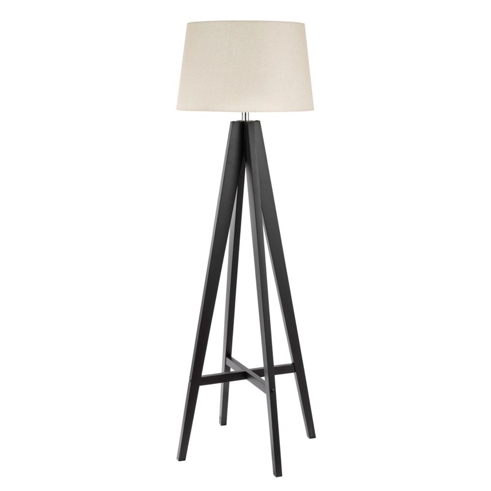 Lampadaire rural Easel 148 cm noir avec taupe Lampadaire rural Easel 148 cm noir avec taupe