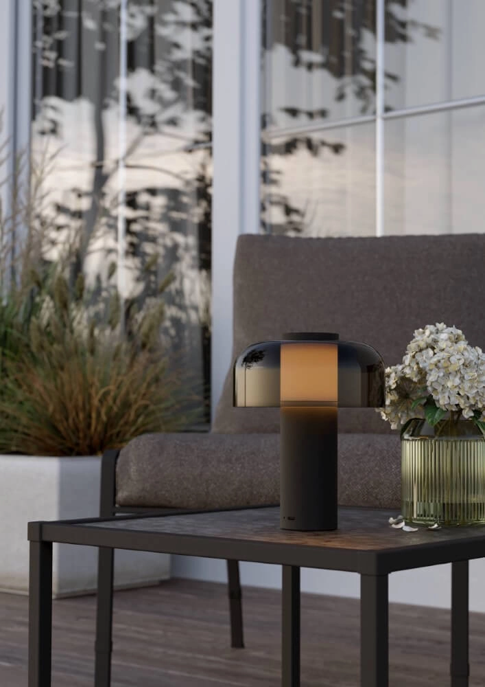 Lampe de table design Ponente noir Eglo 9008606297863