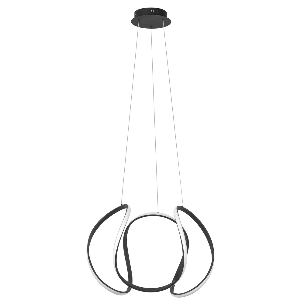 Suspension Kyra XL design noir Ø 70cm Suspension Kyra XL design noir Ø 70cm