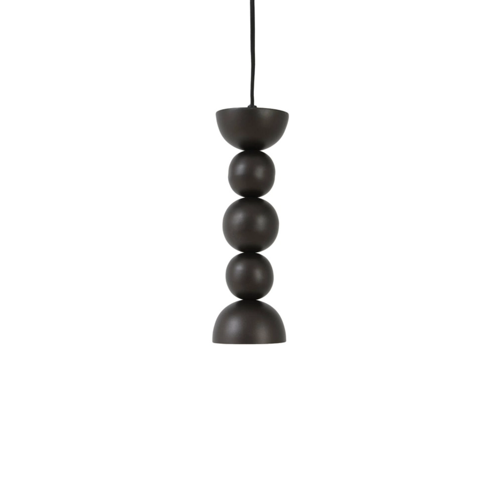 Lampe suspendue Loyce brun Ø 10cm