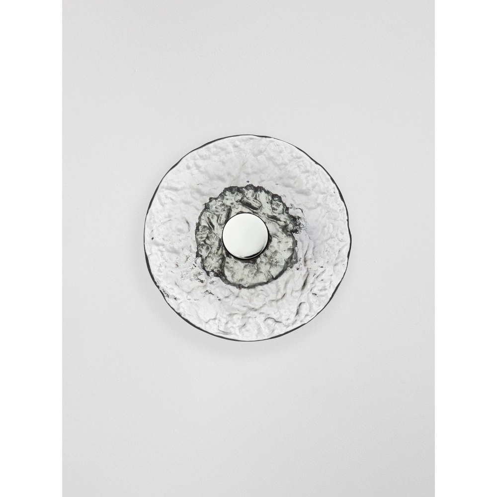 Lampe murale Delion Chrome avec verre Lyora 5212063503359