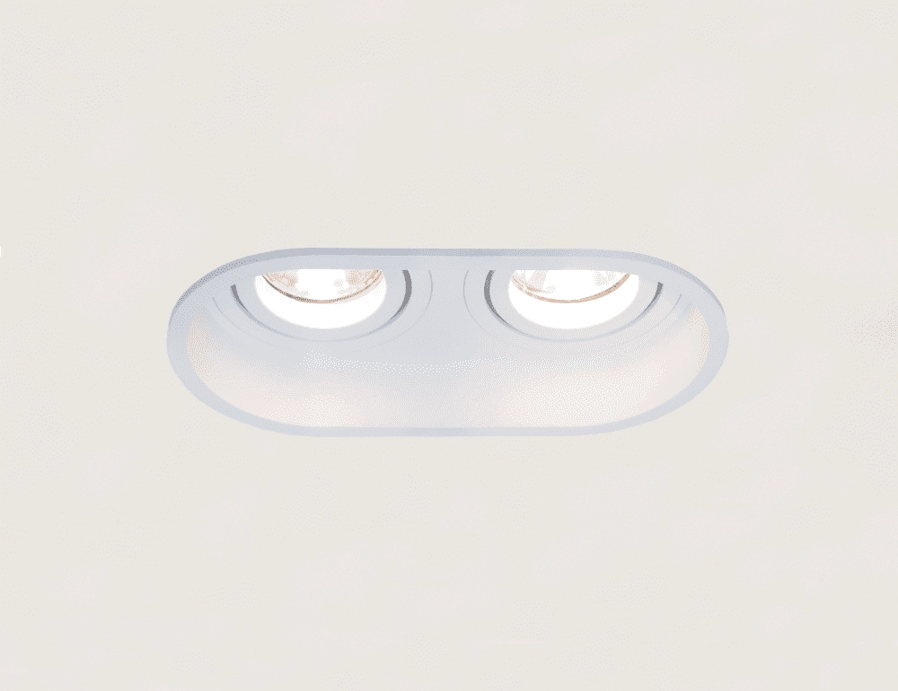 Spot encastré double Rex blanc Artdelight 8719831735549