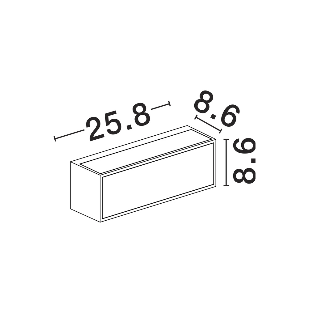 Applique solaire Brown Brun rouille avec bois Lyora 5212017449450