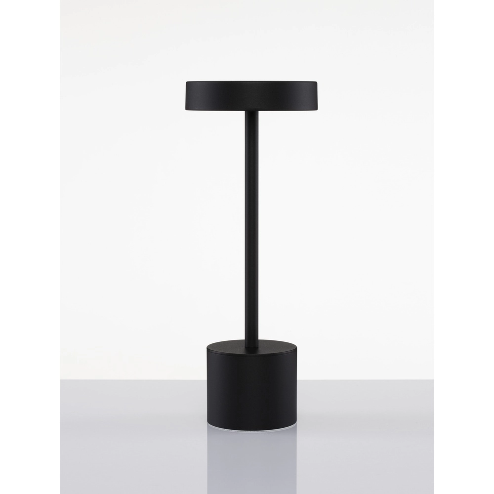 Lampe de table design Fumo Noir rechargeable Lyora 5212017434753