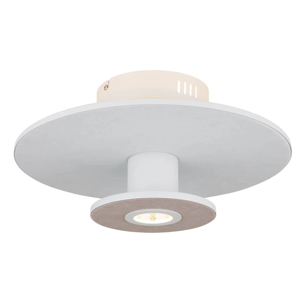 Plafonnier blanc Carter Ø 38cm avec feutre
