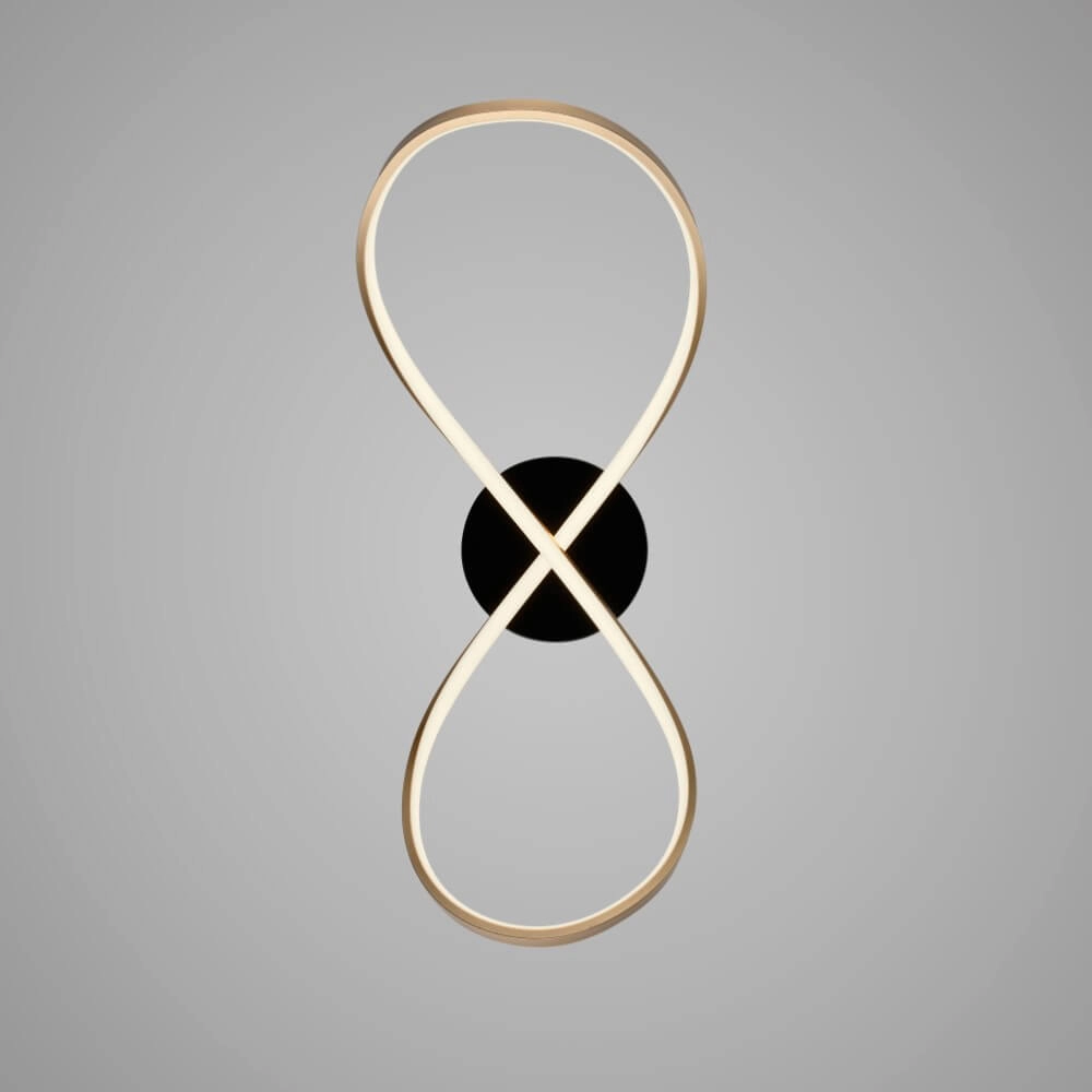 Plafonnier design Okta laiton/noir Just Light 4043689001940