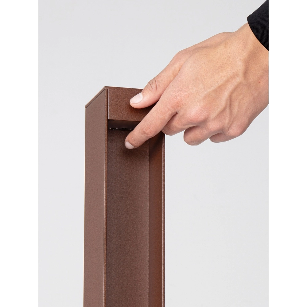 Éclairage de chemin Lumix brun rouille 60 cm Lyora 5212017498076