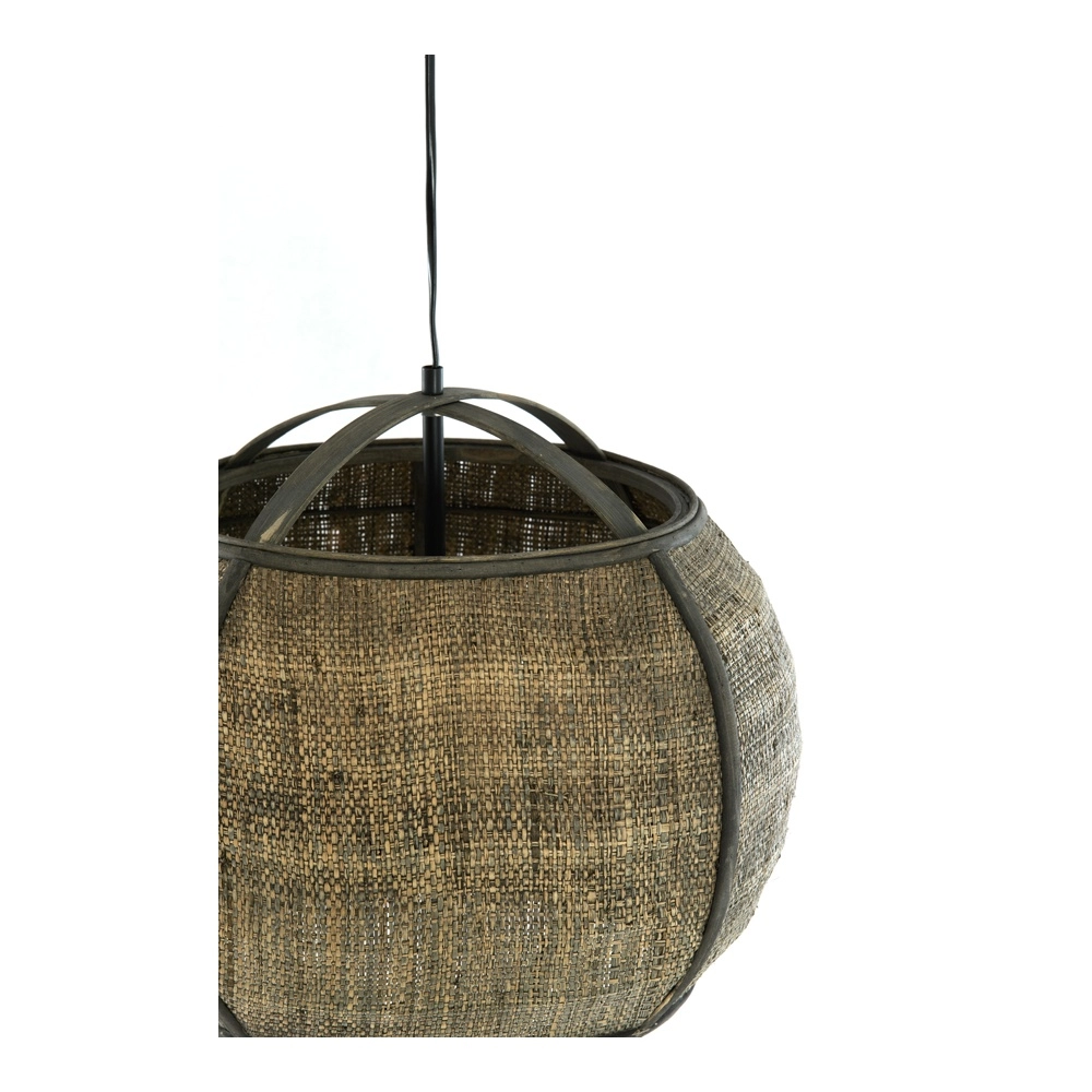 Lampe pendante de campagne Bozona brun Ø 41 cm Light & Living 8717807843939