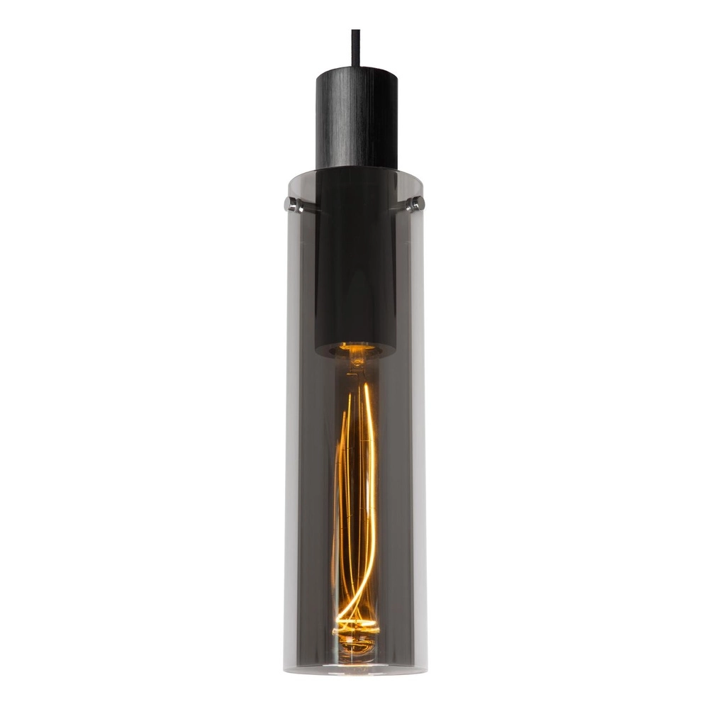 Lampe suspendue élégante Orlando Ø verre fumé de 10 cm Lucide 5411212740724