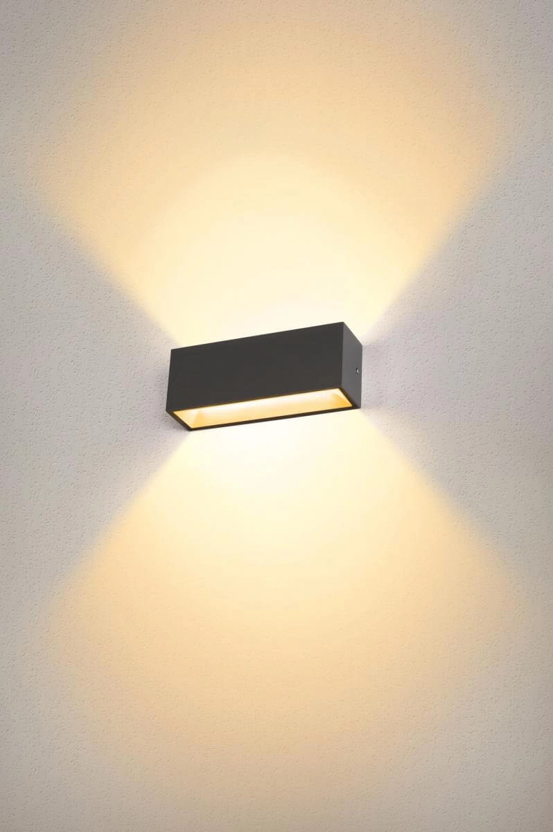 Grand spot mural Sitra L Anthracite SLV 4024163252515