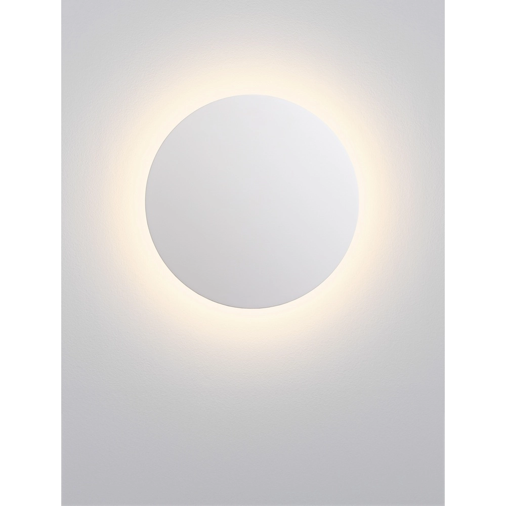 Applique murale ronde Copper blanc Ø 24cm Lyora 5212017447357