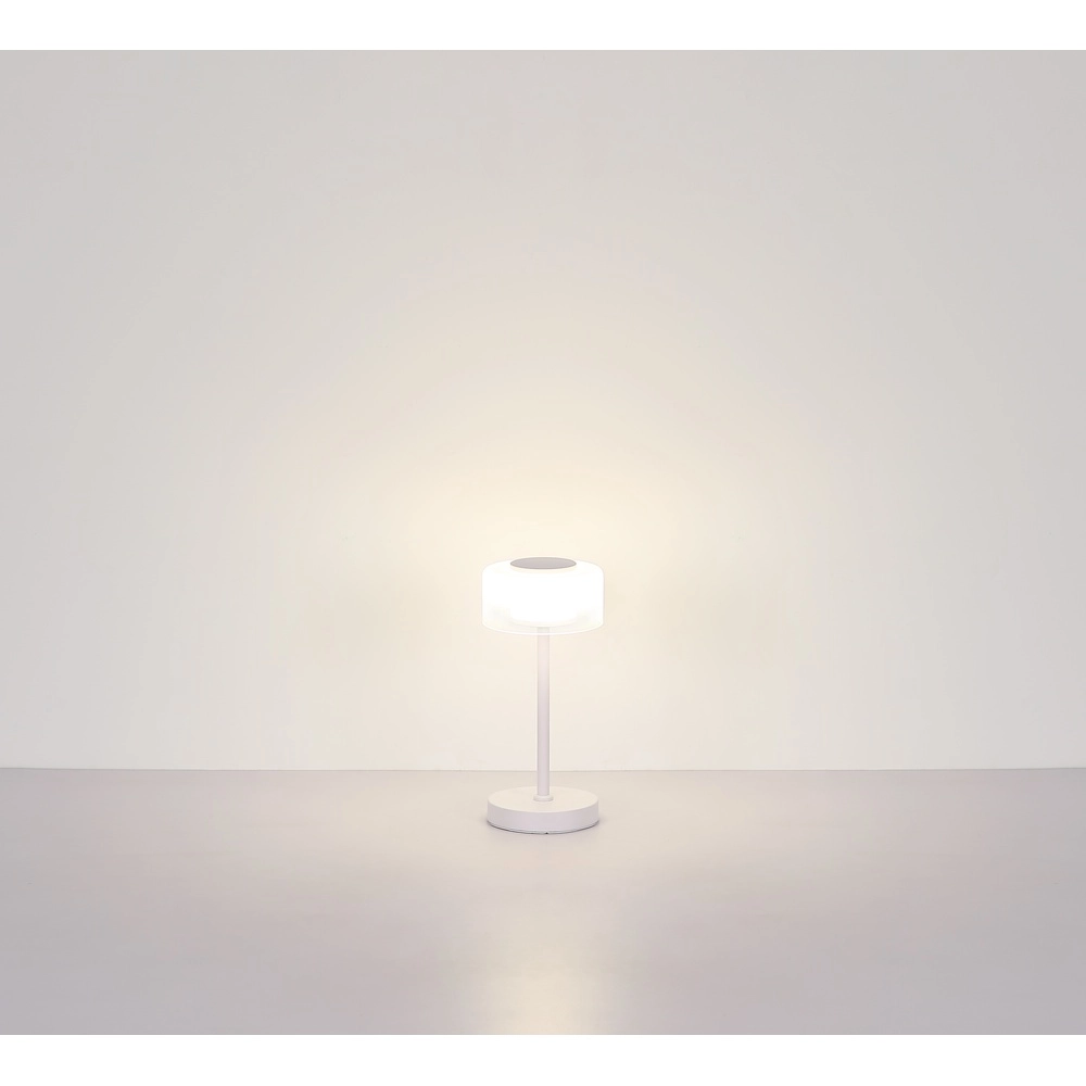 Lampe de table de conception Belinda Blanc Globo 9007371531301