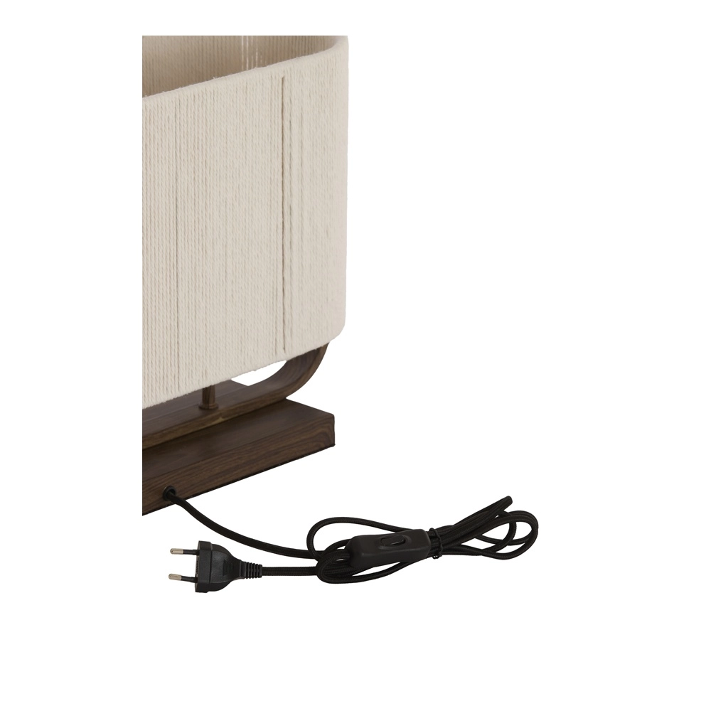 Lampe de table Lecce 45 cm sombre Light & Living 8717807837532