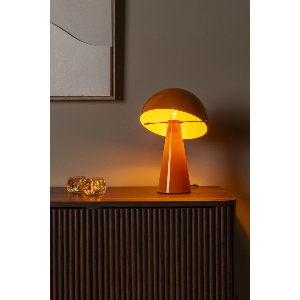 Lampe de table Barone orange Ø 23cm Lucide Vibes 5411212650092