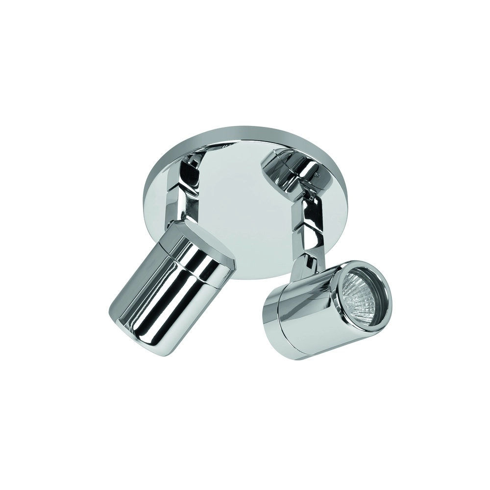 Projecteur de salle de bain Rain Double chrome