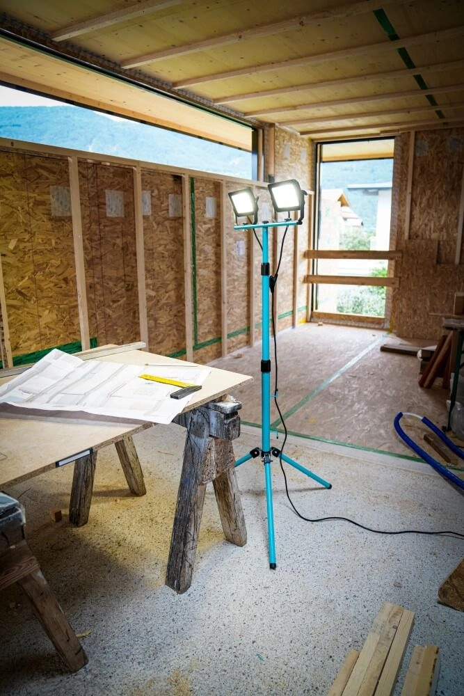 Lampe de chantier double LED sur trépied Avelar 2x 30W Eglo 9008606258499