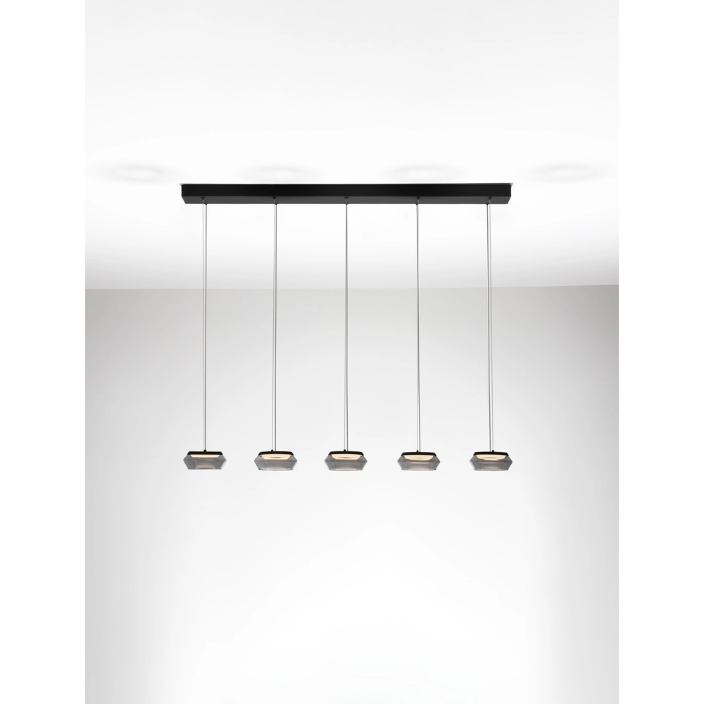 Suspension élégante Jailyn Droit 5 lumières Lyora 5212017468413