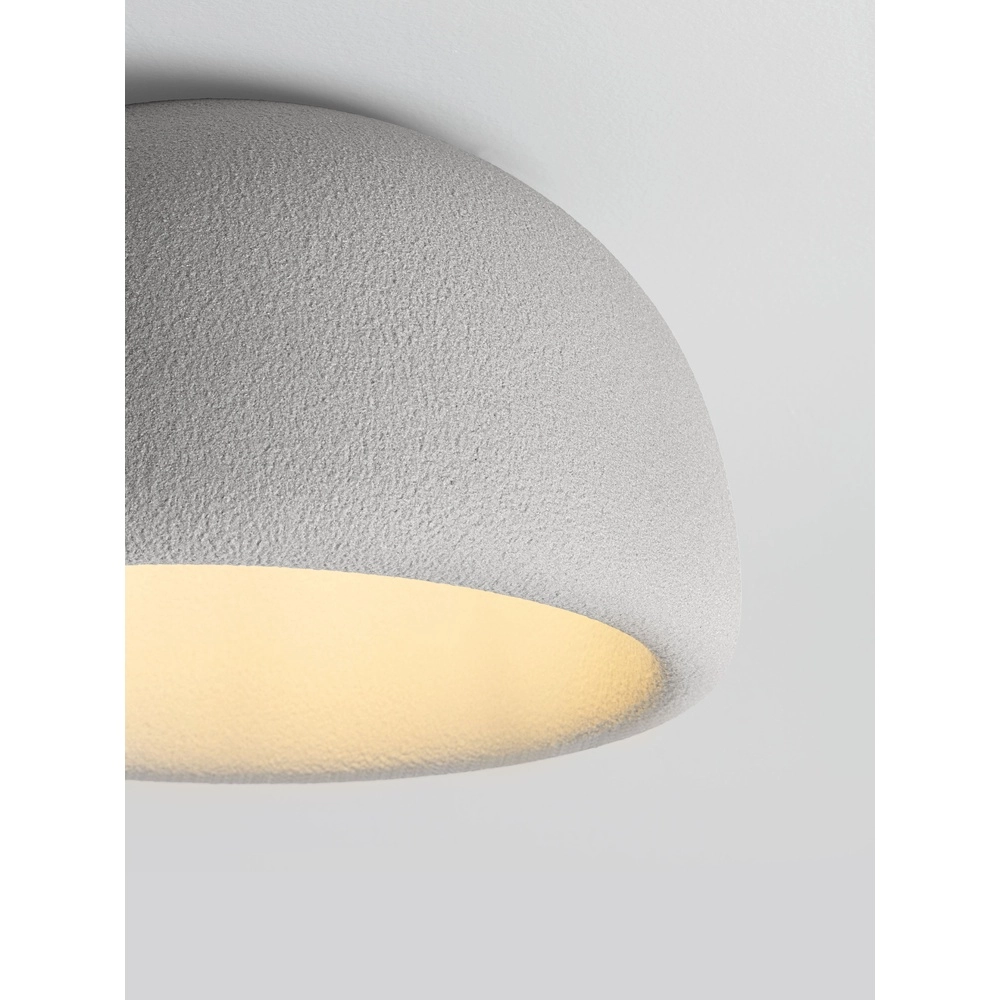 Lampe de plafond moderne Davo gris Ø 43cm Lyora 5212017495723
