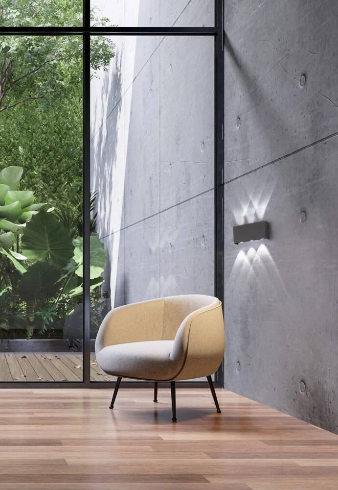 Spot mural noir Nairobi 3 paquets Fischer & Honsel 4003694303767