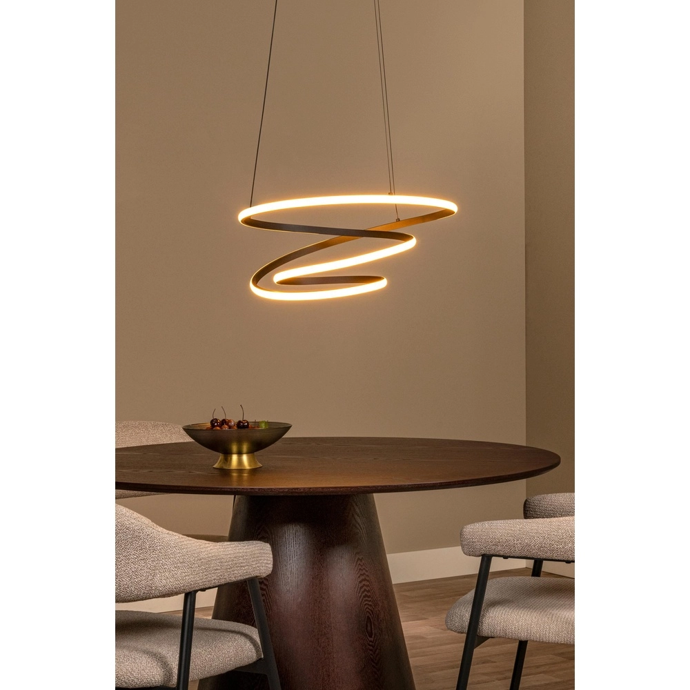 Lampe pendante moderne Espiral 40W noir Lucide 5411212782984