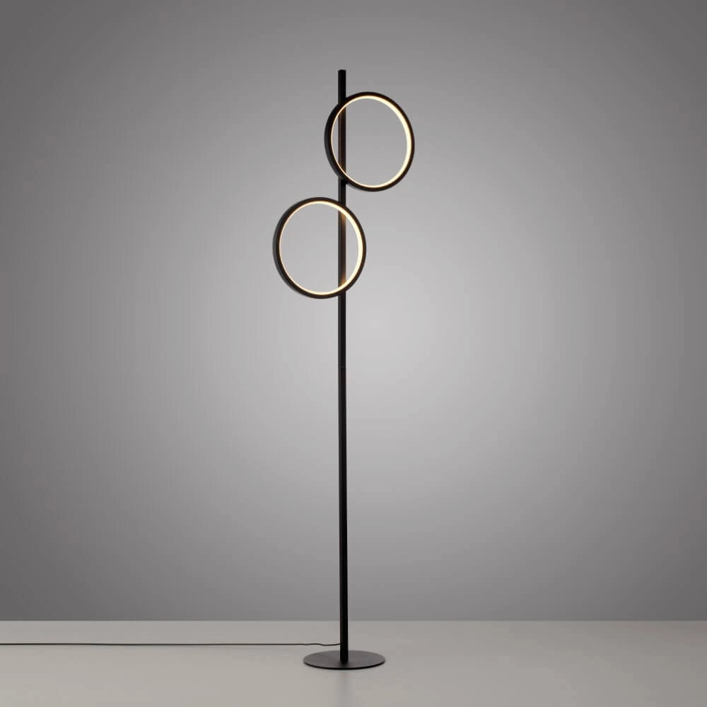 Lampadaire Mini Ritus noir Just Light 4043689000233